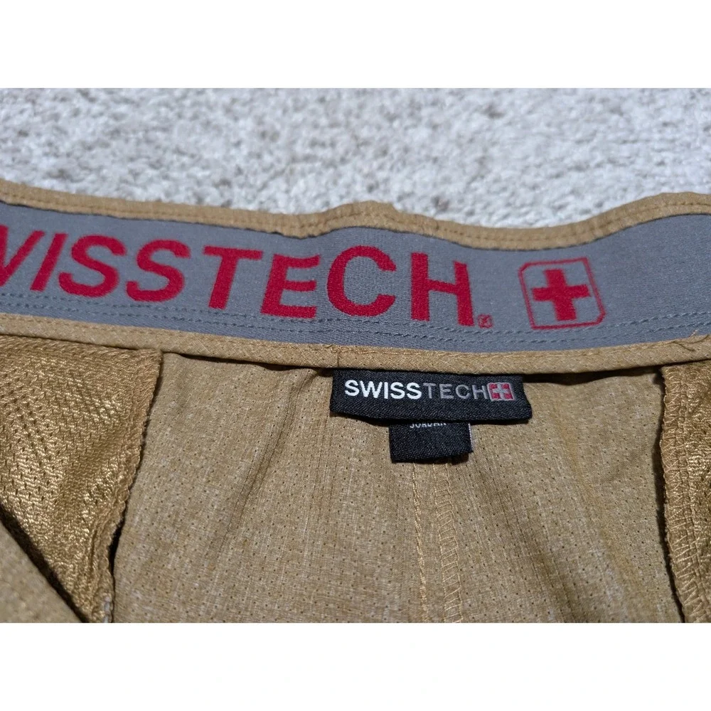 Swiss Tech Performance Shorts Mens 44 Brown Heather Performance Short‎ Golf New